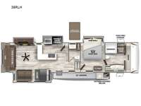 Sabre 38RLH Floorplan Image