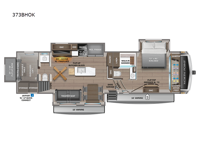 North Point 373BHOK Floorplan Image