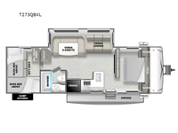 Wildwood X-Lite T273QBXL Floorplan Image