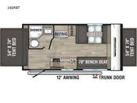 Sportsmen 160RBT Floorplan