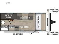 Sportsmen Classic 180BH Floorplan Image