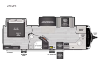 Outback Ultra Lite 271UFK Floorplan Image