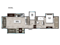 Chaparral 360IBL Floorplan Image