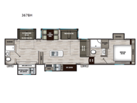 Chaparral 367BH Floorplan Image
