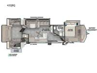 Salem Villa Series 42QBQ Floorplan Image