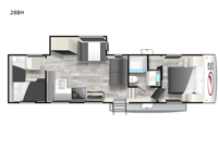Cardinal RED 28BH Floorplan