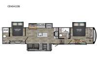 Cameo CE4041DB Floorplan
