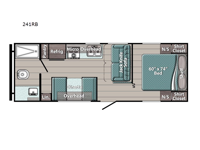Kingsport Ultra Lite 241RB Floorplan Image