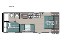 Kingsport Ultra Lite 248BH Floorplan