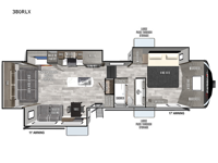 Cardinal Luxury 380RLX Floorplan