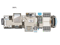Solitude 380FL Floorplan Image