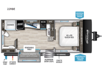 Imagine XLS 22RBE Floorplan