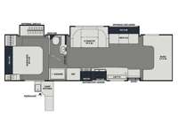Leprechaun 319MB Ford 450 Floorplan Image