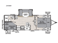 Northern Spirit Ultra Lite 2454BH Floorplan Image