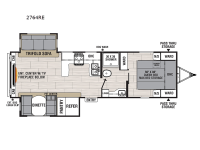 Northern Spirit Ultra Lite 2764RE Floorplan
