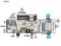 Salem Hemisphere Hyper-Lyte 25RBHL Floorplan Image
