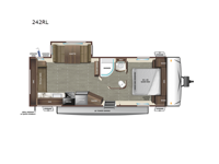 Super Lite 242RL Floorplan Image