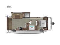 Super Lite 262RL Floorplan Image