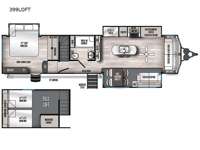 Sierra 399LOFT Floorplan