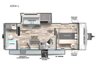 Cherokee Alpha Wolf 22SW-L Floorplan