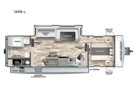 Cherokee Alpha Wolf 26RB-L Floorplan Image