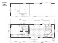 Timber Ridge TR-264L Bryce Canyon Floorplan Image