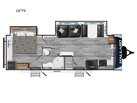 Mallard 267FK Floorplan Image
