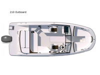SPX Series 210 Outboard Floorplan Image