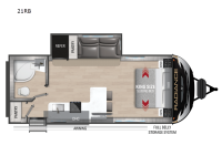 Radiance Ultra Lite 21RB Floorplan