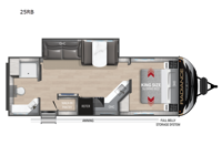 Radiance Ultra Lite 25RB Floorplan Image