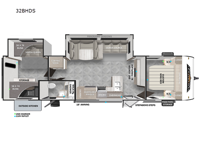 Wildwood 32BHDS Floorplan Image