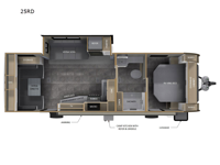 Wildwood 25RD Floorplan Image