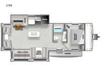 Wildwood 27RE Floorplan Image