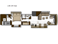 Presidential Series REALM LVB with Spa Floorplan Image