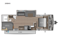 Jay Flight 285BHS Floorplan
