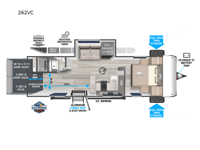 Salem FSX 262VC Floorplan Image