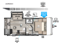 Salem FSX 163RDSKX Floorplan Image