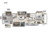 Sabre 350BH Floorplan
