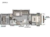 Wildwood X-Lite 28VBXLX Floorplan
