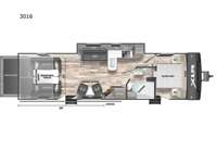XLR Hyper Lite 3016 Floorplan