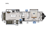 Ahara 365RL Floorplan