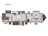 Ahara 378BH-OK Floorplan