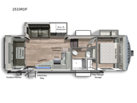 Astoria 2533RDF Floorplan Image