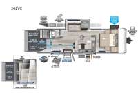 Wildwood FSX 262VC Floorplan Image