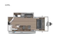 Jay Feather 21MML Floorplan Image