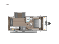 Jay Feather 24RL Floorplan Image