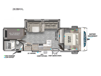 Salem Cruise Lite 263BHXL Floorplan