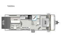 Salem Cruise Lite T252SSXL Floorplan Image
