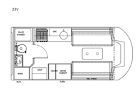 Viper 23V Floorplan Image
