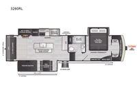 Arcadia 3260RL Floorplan Image